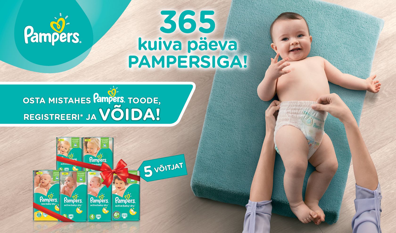 365 kuiva päeva PAMPERSIGA!